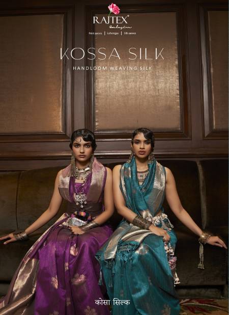 Kossa Silk By Rajtex Handloom Weaving Wedding Wear Saree Wholesale Online